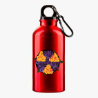 Металлическая бутылка 400 мл UV-DTF