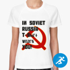 Женская спортивная футболка