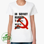 Женская футболка органик