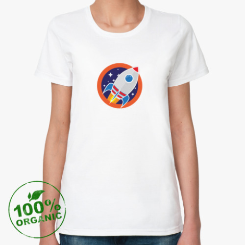 Женская футболка из органик-хлопка Rocket