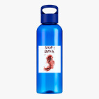 Прозрачная спортивная бутылка