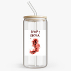 Банка с бамбуковой крышкой