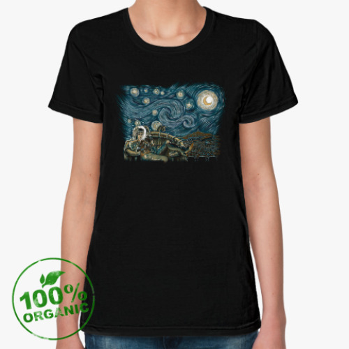 Женская футболка из органик-хлопка Звездный Лабиринт