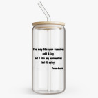 Банка с бамбуковой крышкой