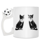 Кружка с футбольным мячиком