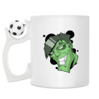 Кружка с футбольным мячиком