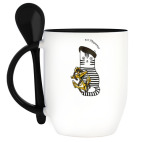 Кружка с ложкой