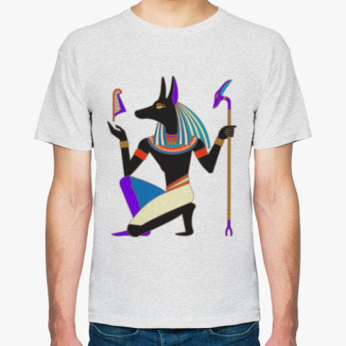 Футболка с принтом Анубис