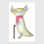 Аксолотль в очках