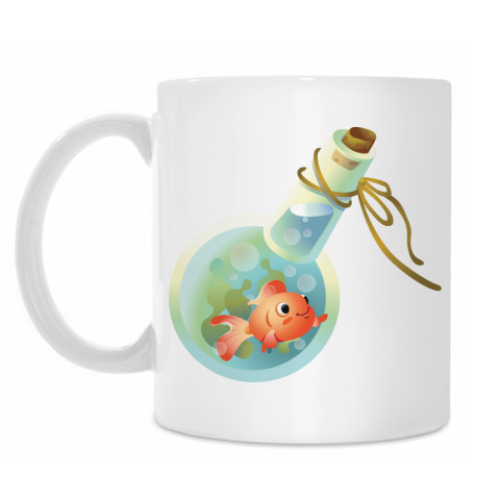 Кружка с принтом Живое послание