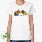 Женская футболка органик