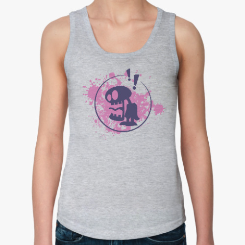 Женская майка с принтом WOW