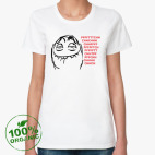 Женская футболка органик