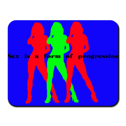 Коврик для мыши с принтом sex