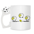 Кружка с футбольным мячиком