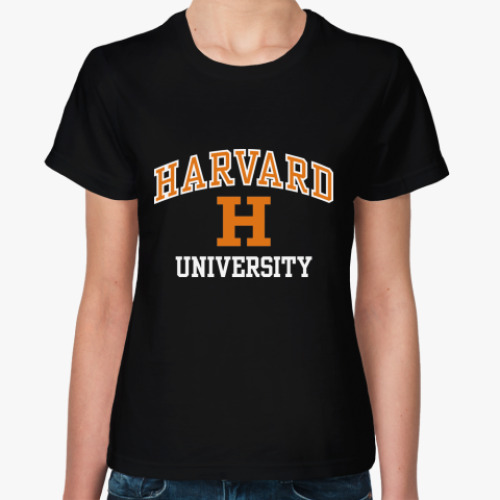 Женская футболка  футболка Harvard