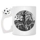 Кружка с футбольным мячиком