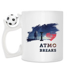 Кружка с футбольным мячиком