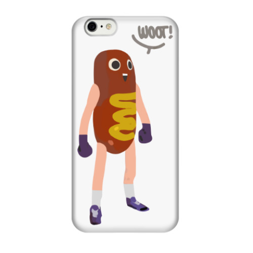Чехол для iPhone 6/6s Hot Dog Man