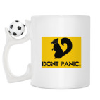 Кружка с футбольным мячиком