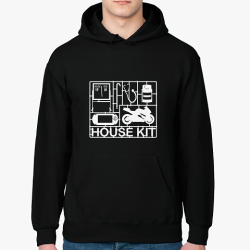 Толстовка худи с принтом House kit