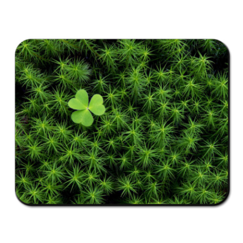 Коврик для мыши с принтом Клевер