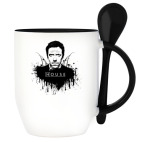 Кружка с ложкой