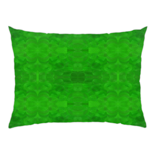 Подушка с принтом травка