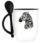 Кружка с ложкой