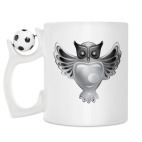 Кружка с футбольным мячиком