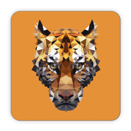 Костер (подставка под кружку) Тигр / Tiger