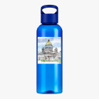 Прозрачная спортивная бутылка