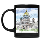 Кружка цветная UV-DTF