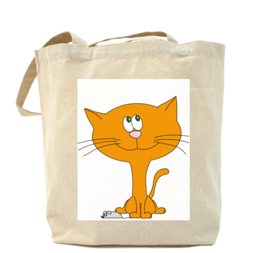 Сумка шоппер Рыжий кот