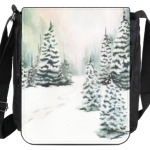 Акварель. Зимний лес