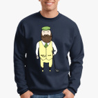 Джентльмен с клюшкой для гольфа