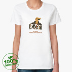 Женская футболка органик
