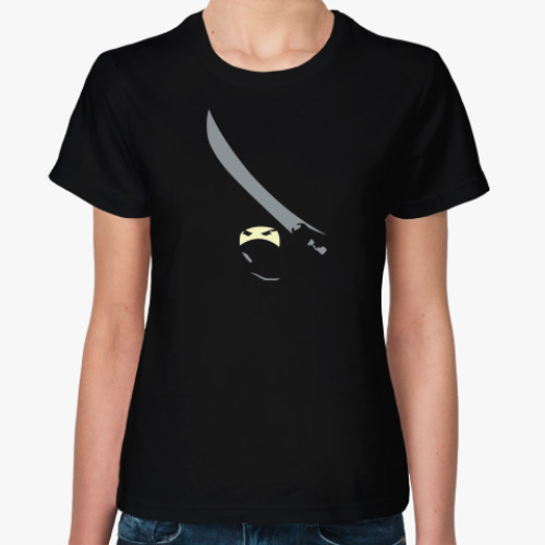 Женская футболка с принтом Ниндзя