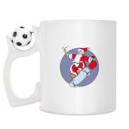 Кружка с футбольным мячиком