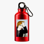 Металлическая бутылка 400 мл UV-DTF