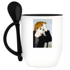 Кружка с ложкой