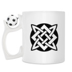 Кружка с футбольным мячиком