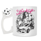 Кружка с футбольным мячиком