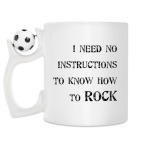 Кружка с футбольным мячиком