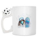 Кружка с футбольным мячиком