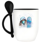 Кружка с ложкой