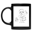 Кружка цветная UV-DTF