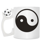 Кружка с футбольным мячиком