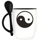 Кружка с ложкой