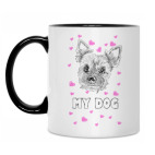 Кружка двухцветная